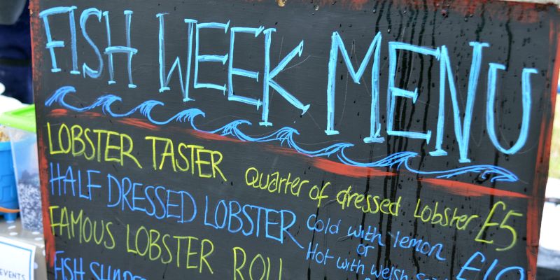 Fish Week Menu Board