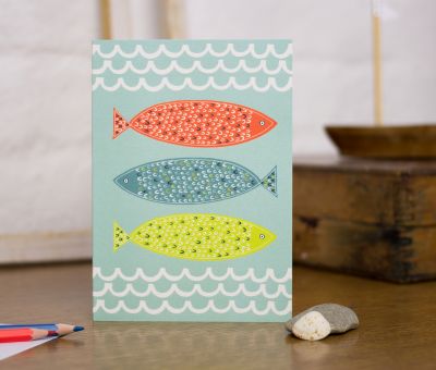 Jess Hogarth Fish Greetings Cards