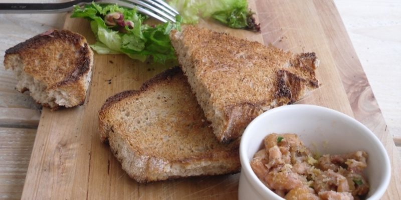 Potted Shrimp and Toast