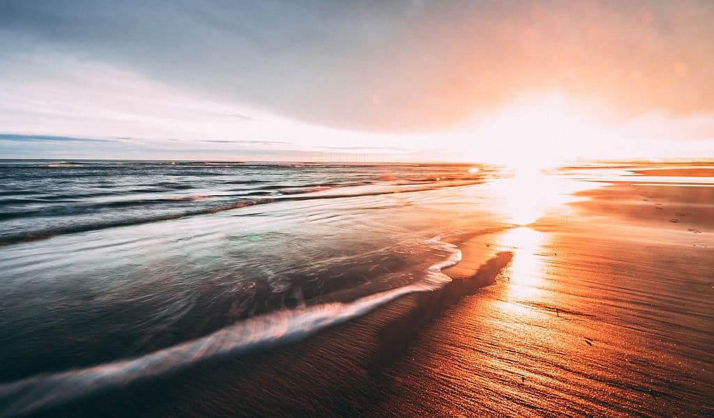 DUrham Beaches at Sunset