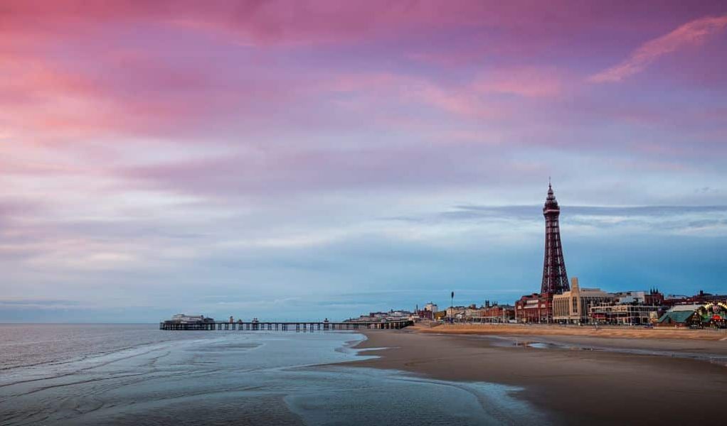 Lancashire Beaches view of the Pier