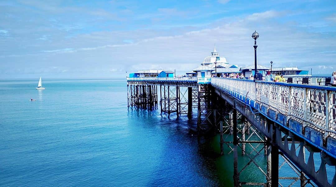 Llandudno North Beach Pier Conwy