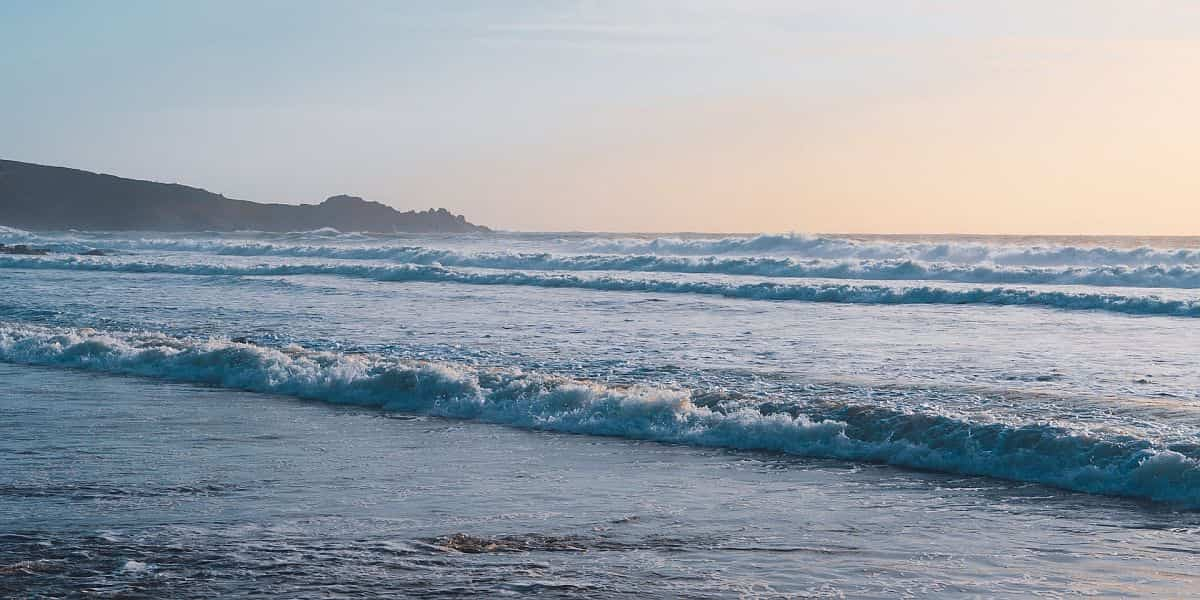 Perranuthoe Beach seashore