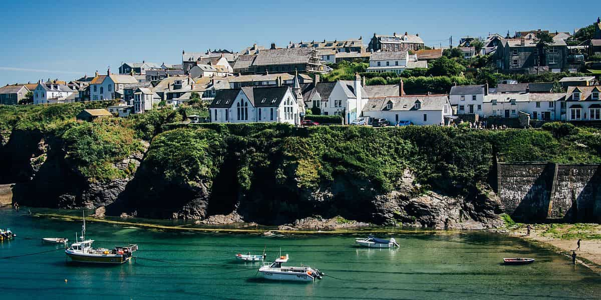 boats at Port Isaac in Cornwall