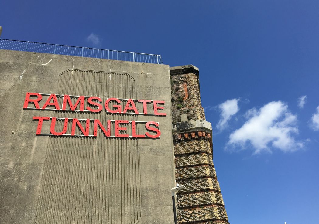 Ramsgate Tunnels Entrance Sign