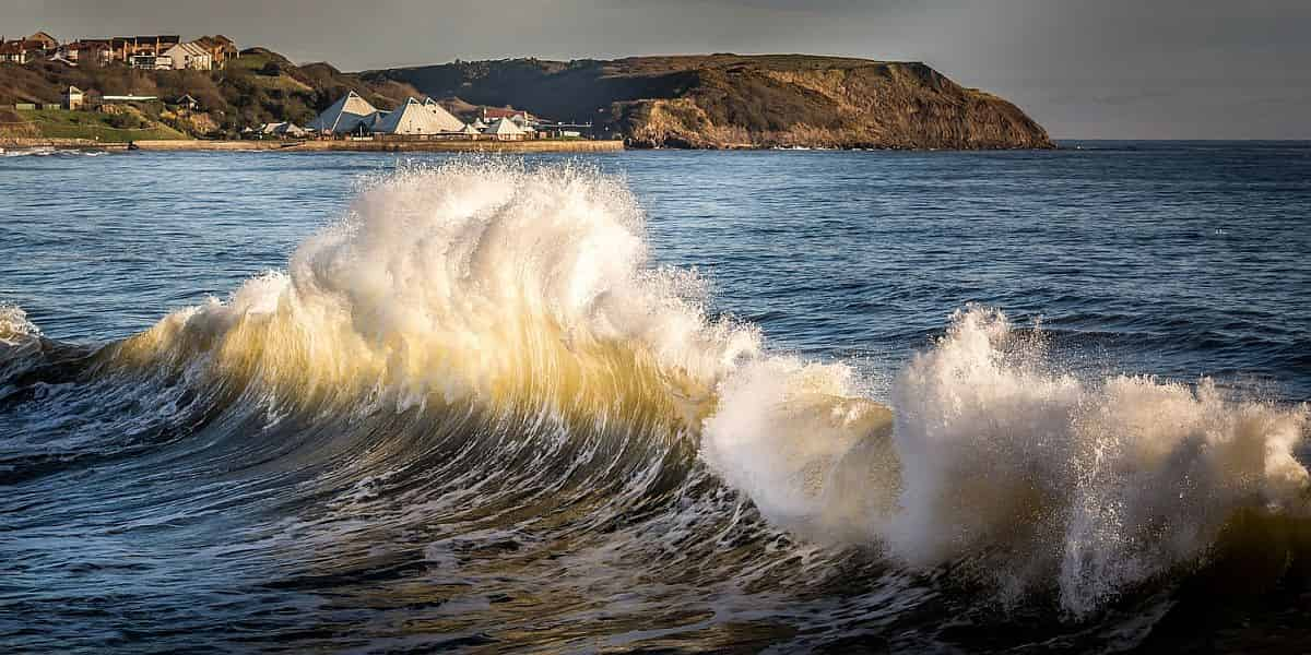 Scarborough North beach Yorkshire coast