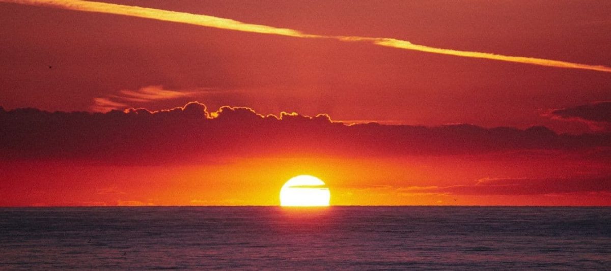 Sherignham Beach at Sunset