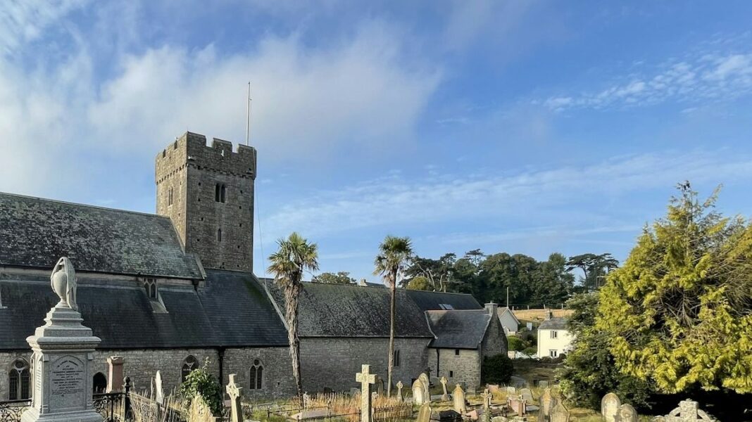 old church building St Illtud's Chruch Glamorgan