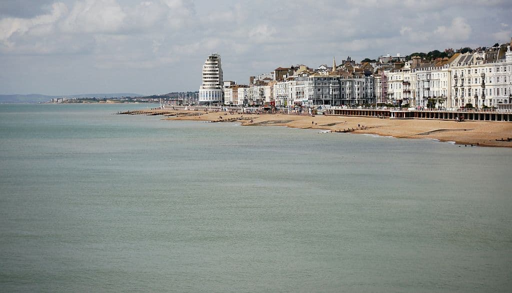 St Leonards Beach View in East Sussex